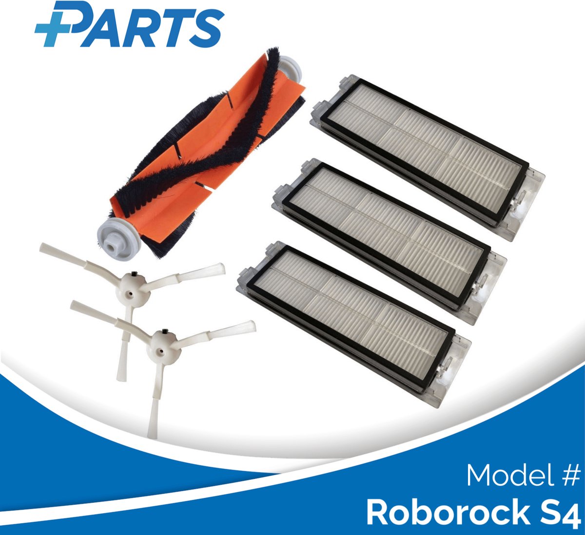 Roborock S4 Onderhoudsset (Plus.Parts® alternatief voor S50 / S60 MAINTENANCE SET)