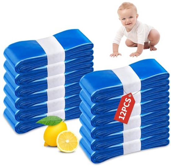 Nizirioo 9 stuks luieremmer navulfolie: 4,5 m navulzak, luieremmer, geurdicht, compatibele navulverpakking, luieremmer voor luieremmer, navulcassettes voor varkentjes