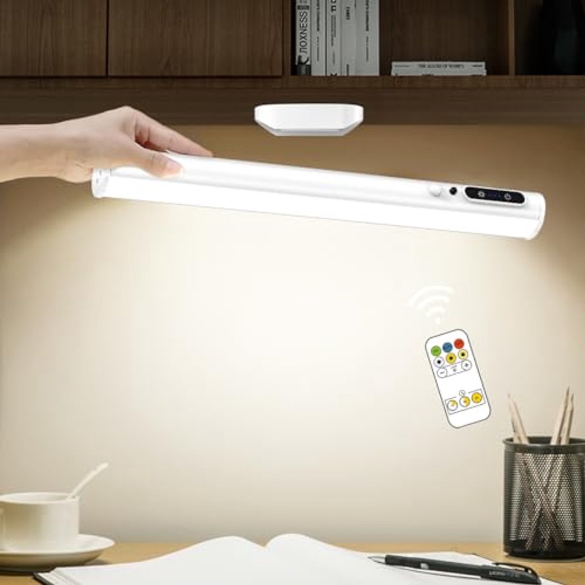 Draadloze LED Wandlamp met Bewegingssensor - USB Oplaadbare, Magnetisch, Flexibele Lichtbalk voor Kast