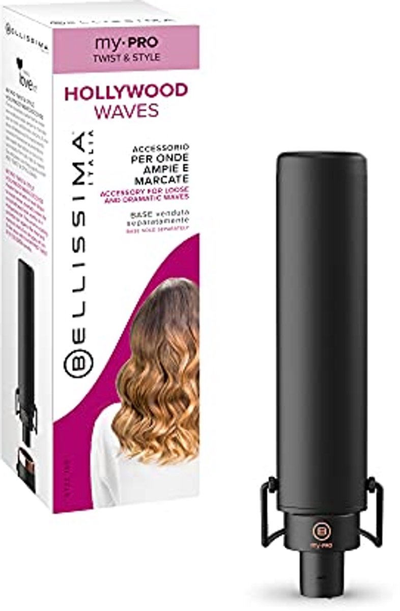 Twist & Style Krultang Accessoire voor Hollywood Golven - Keramische Coating en Instelbare Temperatuur