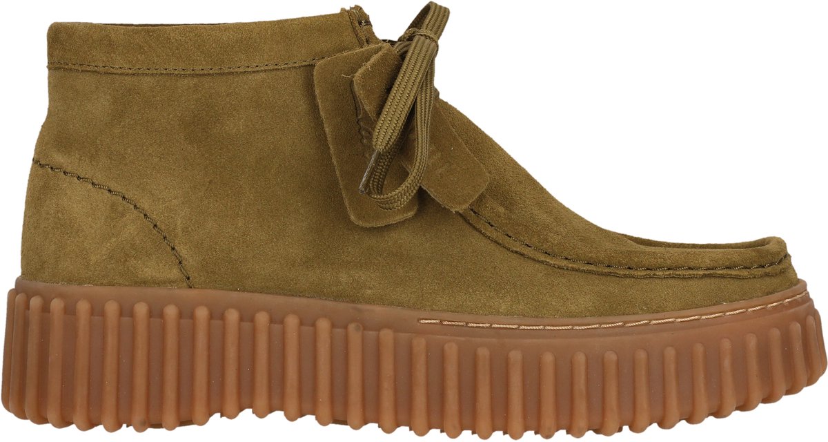 CLARKS Schnürstiefelette Torhill Moss Groen