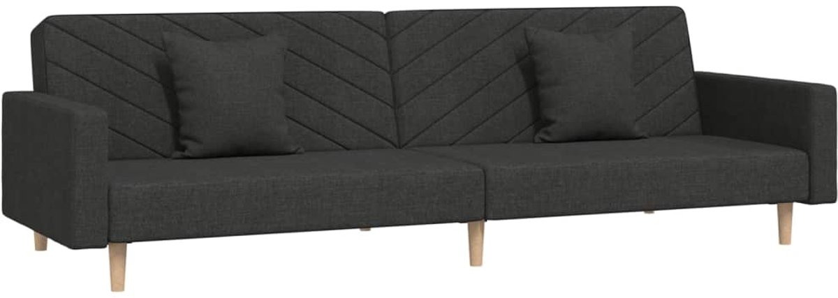 Slaapbank - Uitklapbaar - Slaapstoel - Logeerbed - Zetelbed - Slaapfauteuil - Vouwbed - 2 persoons - Zeer comfortabel - Zwart