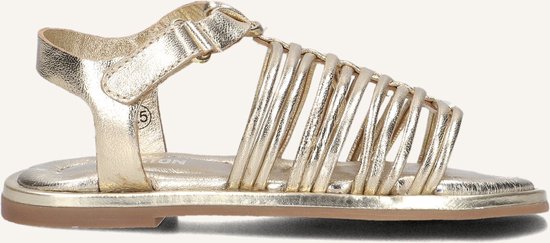 Sandales plates Ton & Ton Filles – Tora – Goud – Cuir – Semelle plate – Pointure 30