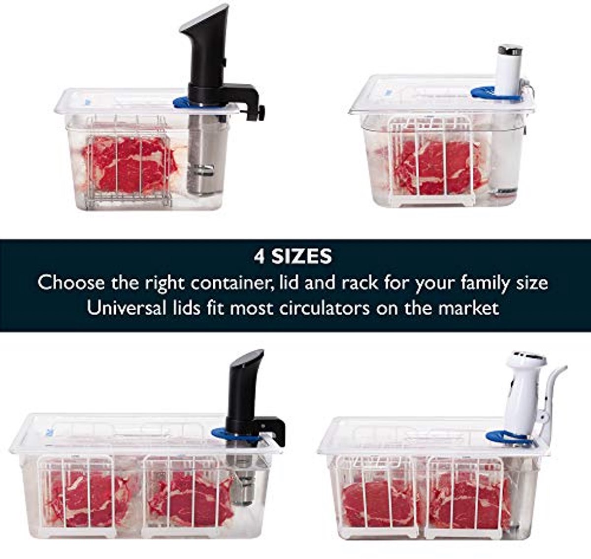 Sous Vide Container 25L - Transparant Polycarbonaat Waterbad voor Duikcirculators