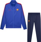 FC Barcelona Trainingspak Heren - Maat S t/m XXL - Voetbalkleding - Trainingspakken - Volwassenen - Blauw - Officiële Fanmerchandise