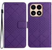 Étui Coverup - Compatible avec Xiaomi 15T - Étui Coverup Rhombus Book - Violet