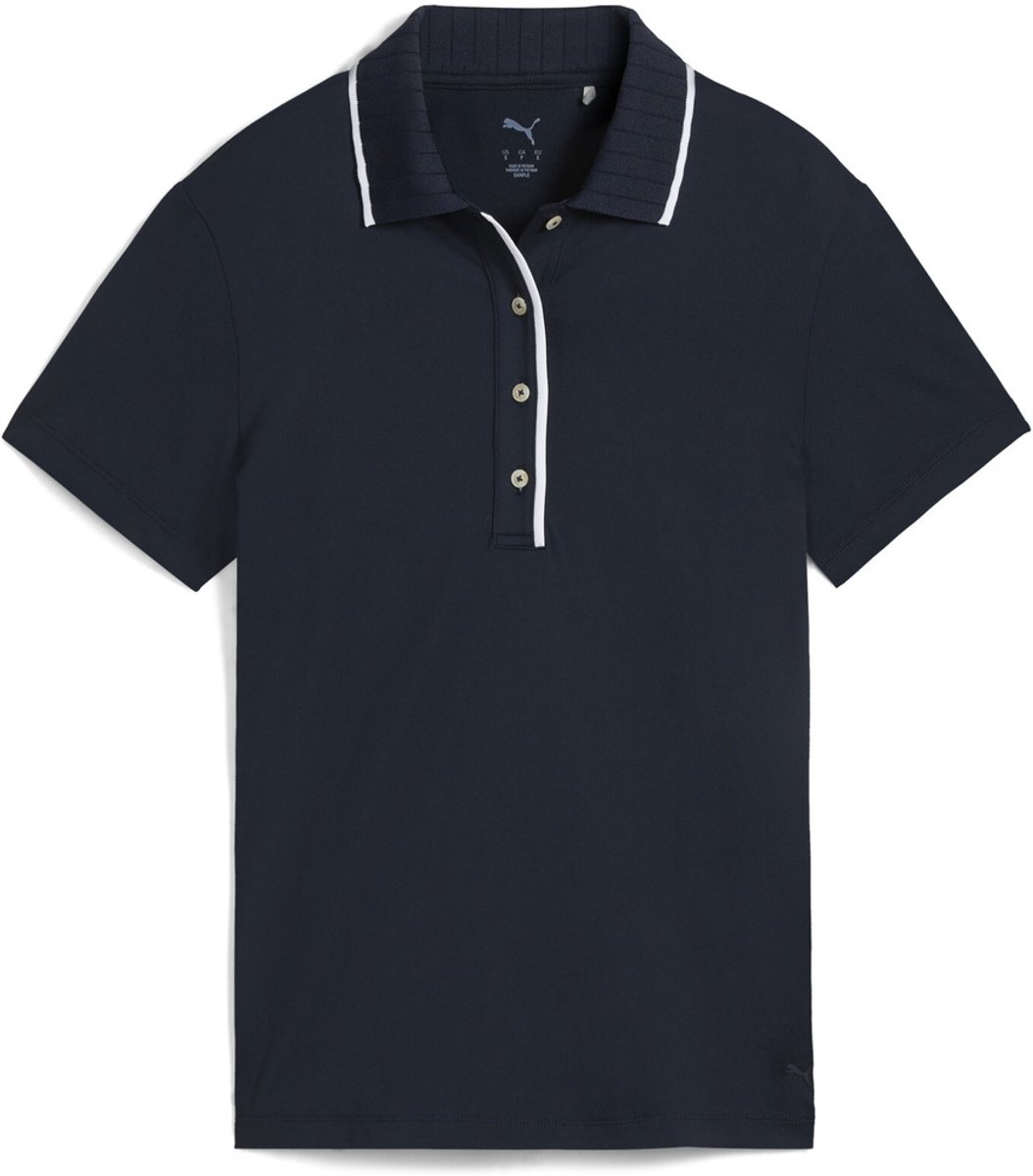 Puma damespoloshirt W Cloudspun Bridges SS Polo 629245 Blauw