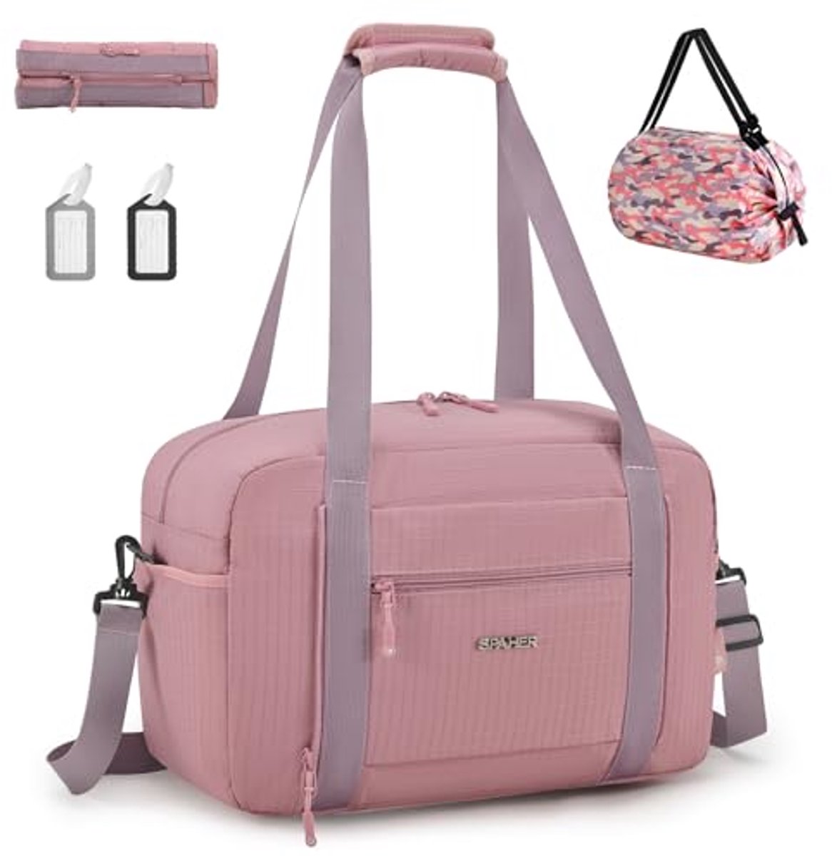Opvouwbare Reistas 40x20x25 - Handbagage Sporttas Waterdicht Lichtgewicht Weekenderras