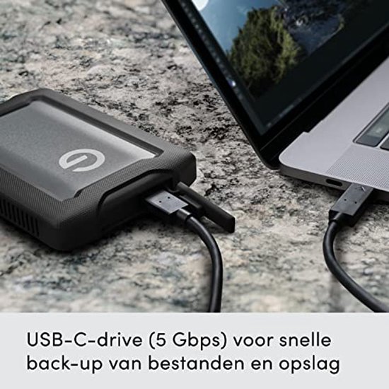 Draagbare 2TB USB-C Harde Schijf met IP54 Bescherming en Hoge Gegevensoverdracht van Merkloos — afbeelding 2