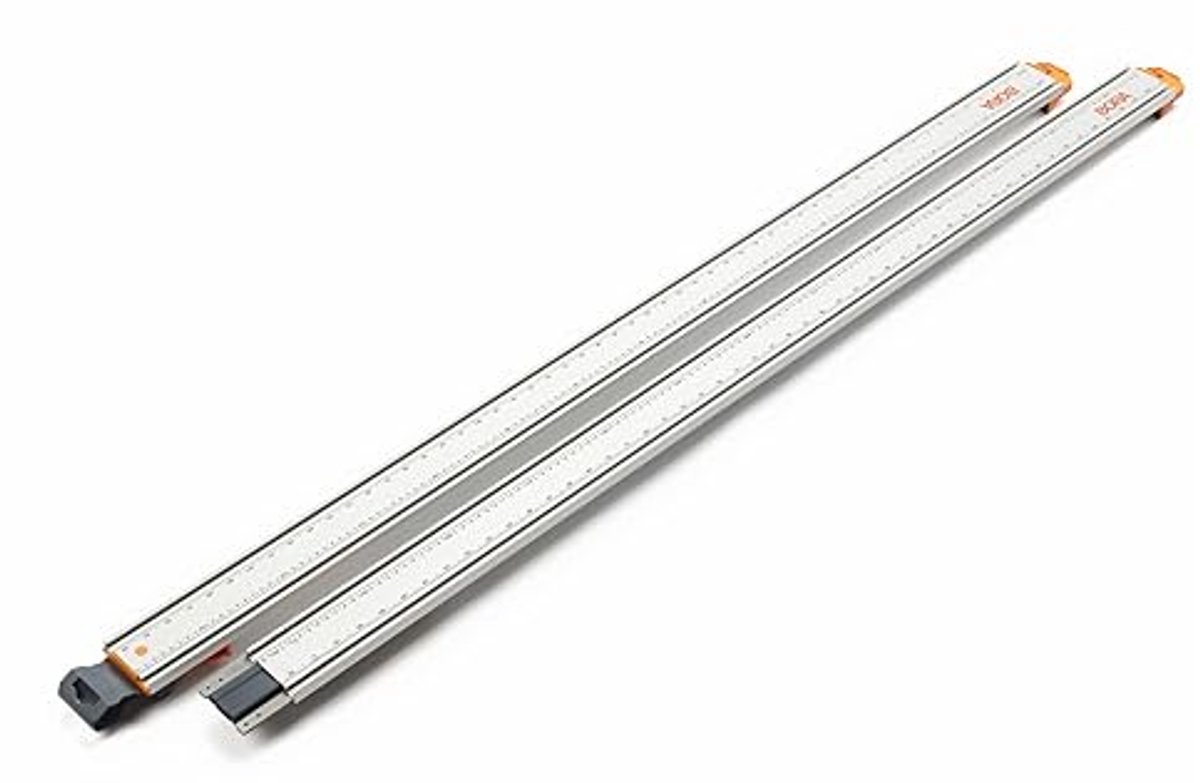 Klemrand met Snelkoppeling en Zaaggeleider voor Cirkelzagen - 2438mm