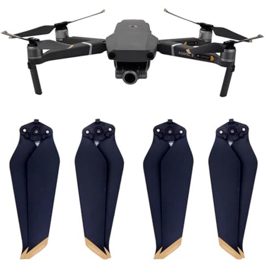 Propeller voor Mavic 3 Pro/Cine/Mavic 3/Classic/Cine reservepropeller, bladeren, geluidsarm, accessoires voor Mavic 3 Drones 8-delig Zilver