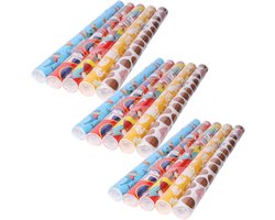 Product afbeelding van Design Group Rollen inpakpapier/cadeaupapier - 15x stuks - sinterklaas - 250 x 45 cm - papier