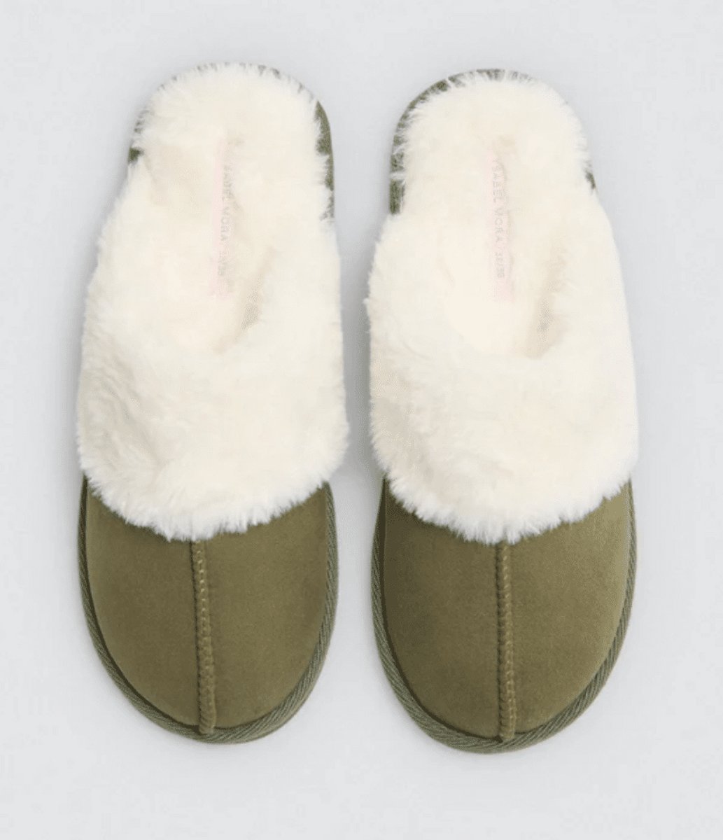Ysabel Mora Dames Pantoffel Laurel Green | Groen | Maat: 40/41