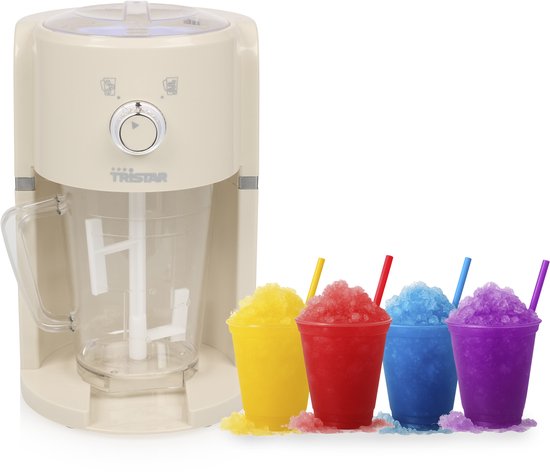 Tristar KD-7310 - Ijscrusher Slushy maker - 30W - 1,1 Liter - Creme wit