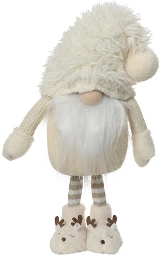 Nain de jardin en polyester l15w24h60cm blanc