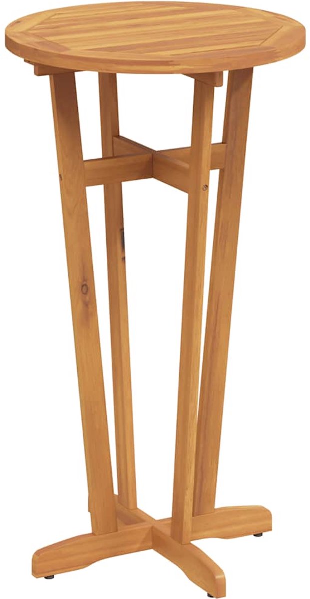 vidaXL Tuinbartafel Ø 60x105 cm massief acaciahout