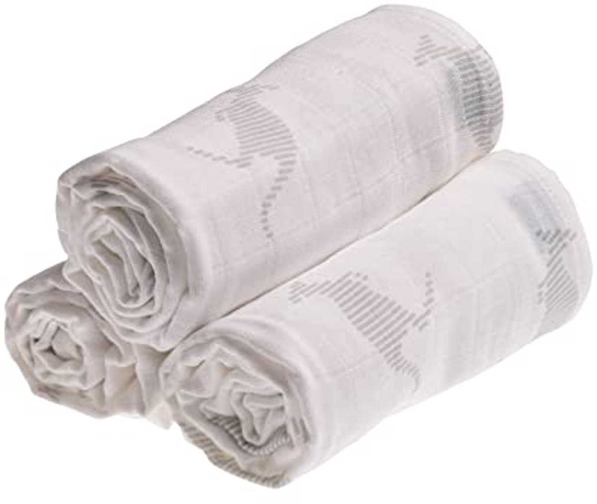 Zachte Mousseline Doek 70 x 70 cm - 3 Stuks - Multifunctionele Babydoeken