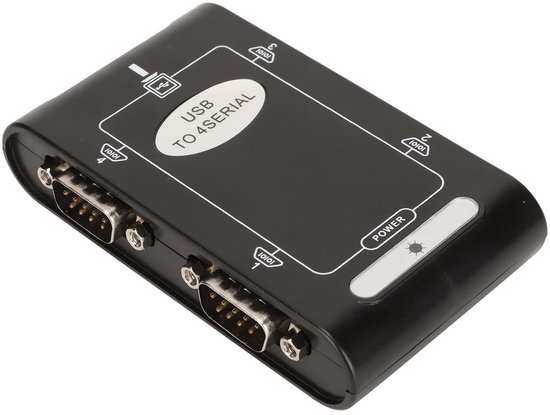 Adapter Usb Naar R232 USB Naar Seriële Adapter, 4 RS232-poorten COM Reserve Seriële ...