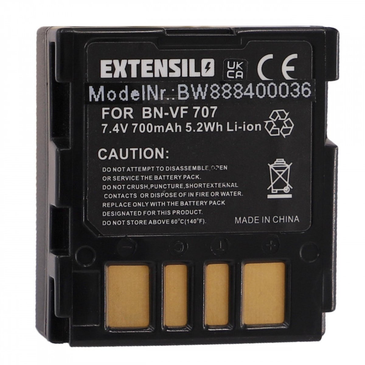 Camera accu compatibel met JVC BN-VF707U / 700 mAh