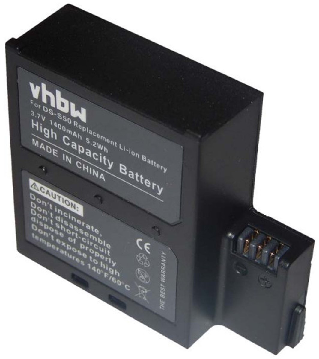 Camera accu compatibel met AEE D33, S50, S51, S70, S71 en Rollei Actioncam 6S en 7S - vervangt DS-S50 / 1400 mAh