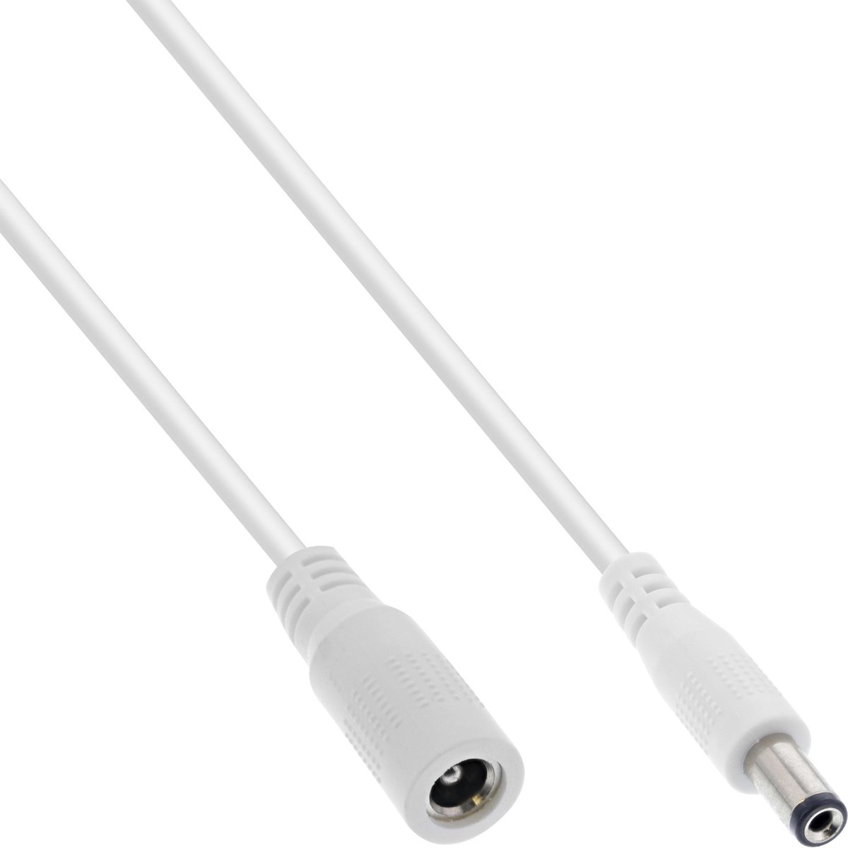 Image of DC verlengkabel | 5,5 x 2,5mm | max. 140W | AWG18 | wit | 3 meter