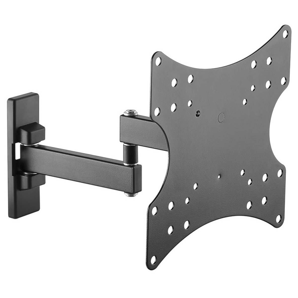 TV muurbeugel voor 23-42 inch schermen - Full Motion - Basic - Tot 15kg - Zwart