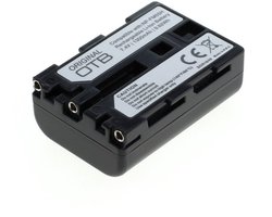 OTB Camera accu compatibel met Sony NP-FM30, NP-FM55H, NP-FM50 en NP-QM51 - 1300 mAh