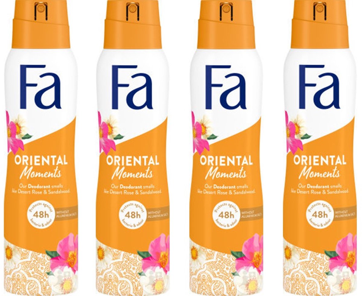 Fa Oriental moments deo 4x 150 ml