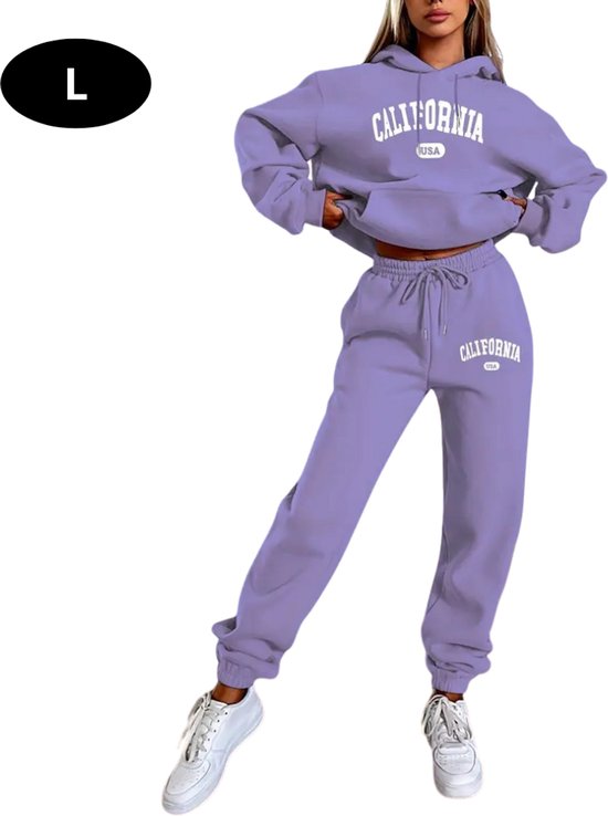 Livano Joggingpak Dames Huispak Volwassenen Trainingspak