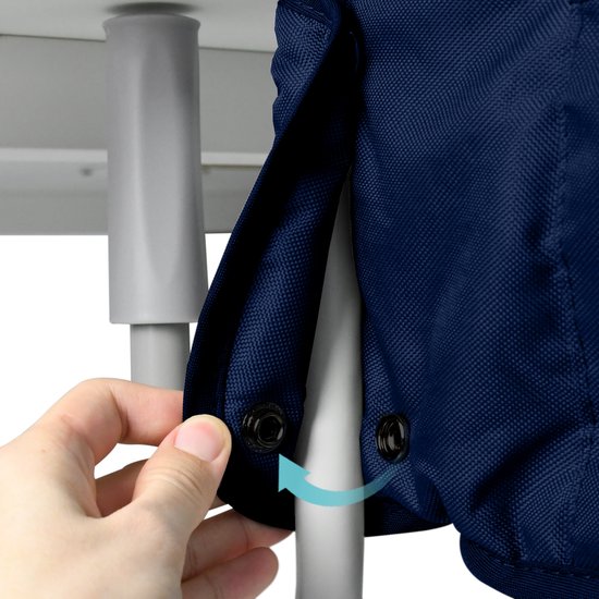 Dutchers® Premium Hangstoel Kind - Inklapbare Eetstoel Baby Voor Aan Tafel - Inklapbaar Kinderstoeltje voor Peuter - Opvouwbare Babystoel - Peuterstoel Kinderstoelen Meegroeistoel Kinder Stoeltje - Tafelhangstoel Zitstoel High Chair Eten van Merkloos — afbeelding 3