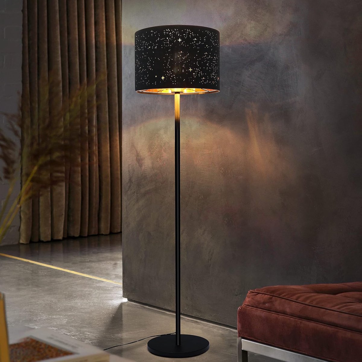Glitzerlife Sterren Design Vloerlamp - Modern Staande Lamp thumbnail 4