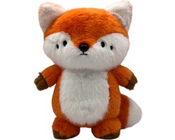 Fluffica – Vos Knuffel – Zachte Pluche – CE-gecertificeerd – Geschikt voor Baby’s & Kinderen – Lief Design – Knuffeldier – 24 cm - Speelgoed