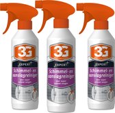 3x 3G Professioneel Schimmel & Aanslagreiniger 500 ml - Schimmel Reiniger - Schimmel Reiniger Badkamer - Schimmel Verwijderen - Schimmelreiniger - Aanslag Reiniger - Muur Reiniger - Vochtplekken - Schimmelbestrijder - 3-Pack