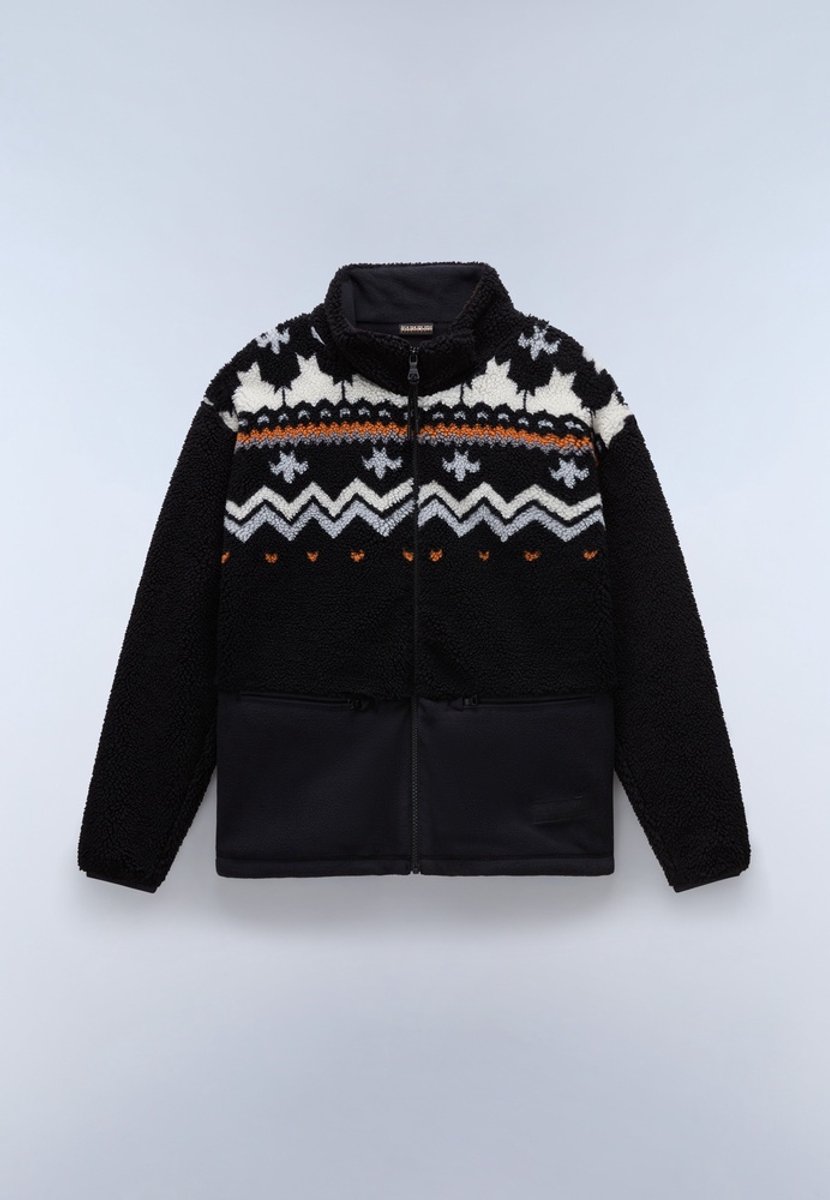 Napapijri Damen Pullover T-Ansei Fz W NP0A88VL Beauty-S Zwart