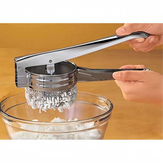 1 - Handmatige sapcentrifuge - Keuken - Multifunctioneel - Zijgat - Zilver van Merkloos — afbeelding 2