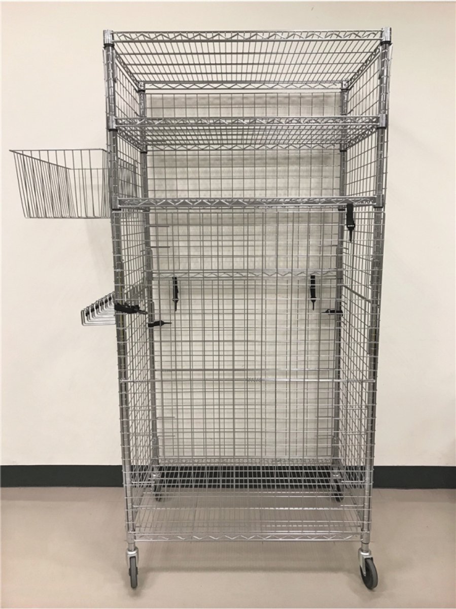 Megaform Storage Center speelgoed opbergsysteem met verstelbare planken.