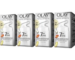 Olay Total Effects - 7-in-1 Dagcrème SPF 30 - 4 x 50 ml