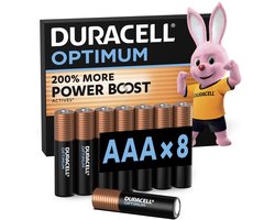 Duracell Optimum Pile LR3 (AAA) alcaline(s) 1.5 V 8 pc(s)