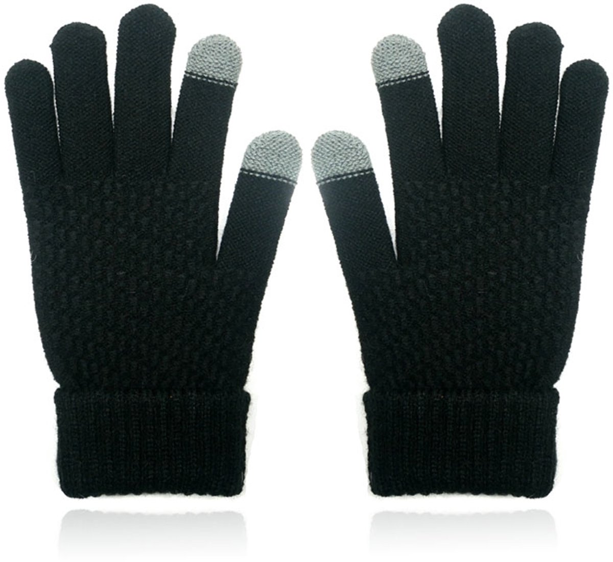 LGT JWLS Dames Touchscreen Handschoenen in Zwart