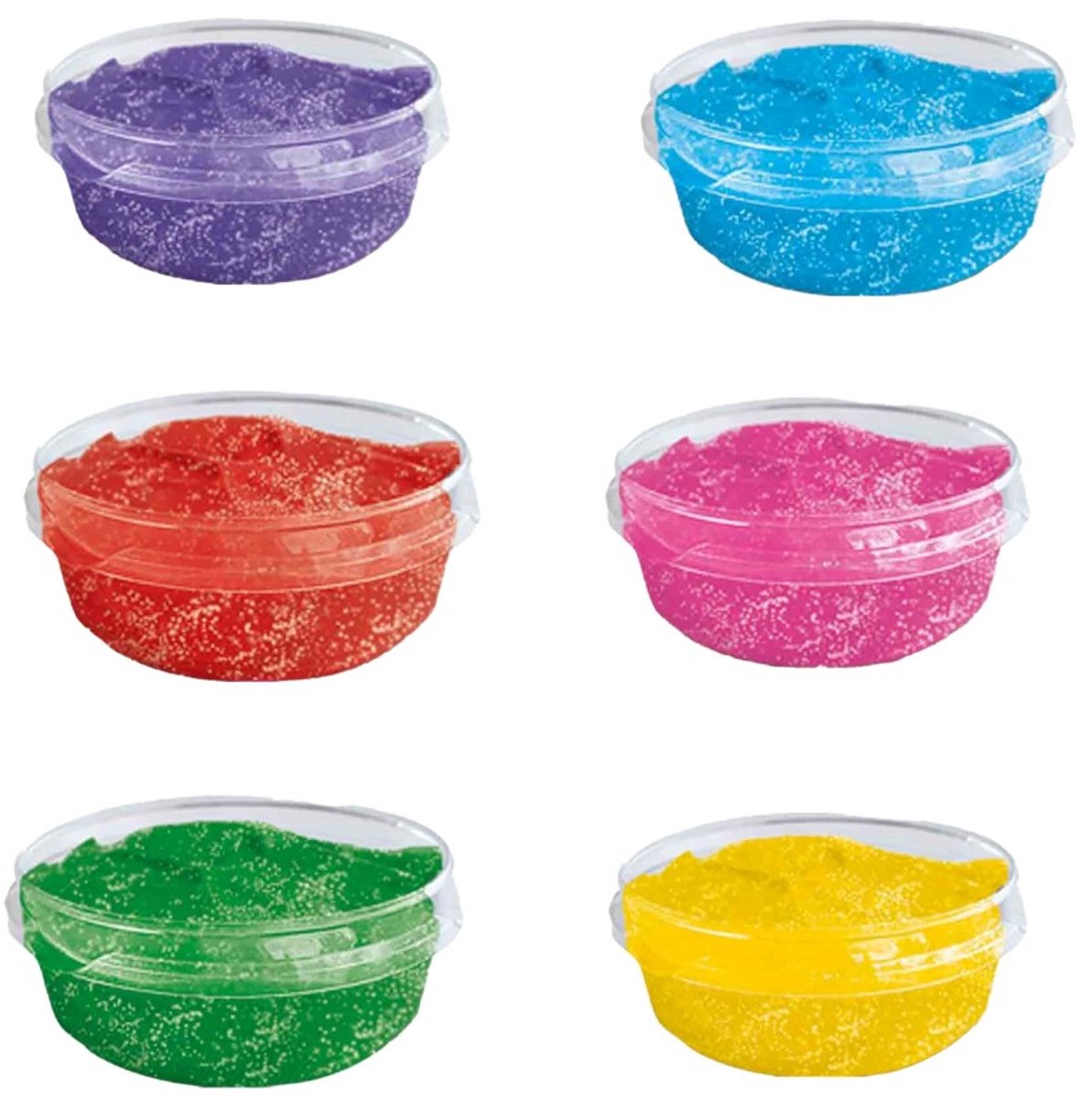 SES Creative Plakkaatverf - Glitter 6 Kleuren - Vanaf 3 Jaar - 6 x 45 ml - Knutselen - Glutenvrij - Schoencadeautjes Sinterklaas — afbeelding 3