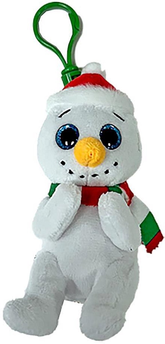 TY Beanie Boos Clip Knuffel Sneeuwman Brrrnard 7 cm