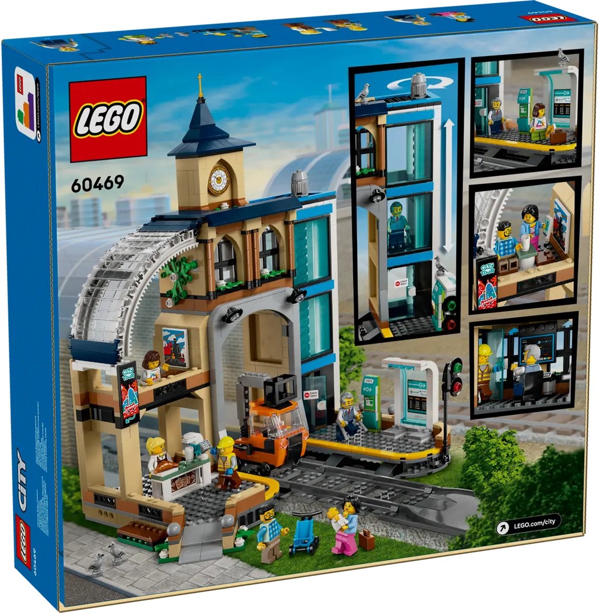 LEGO® City Centraal Station, Bouwspeelgoedset - 60469 — afbeelding 13