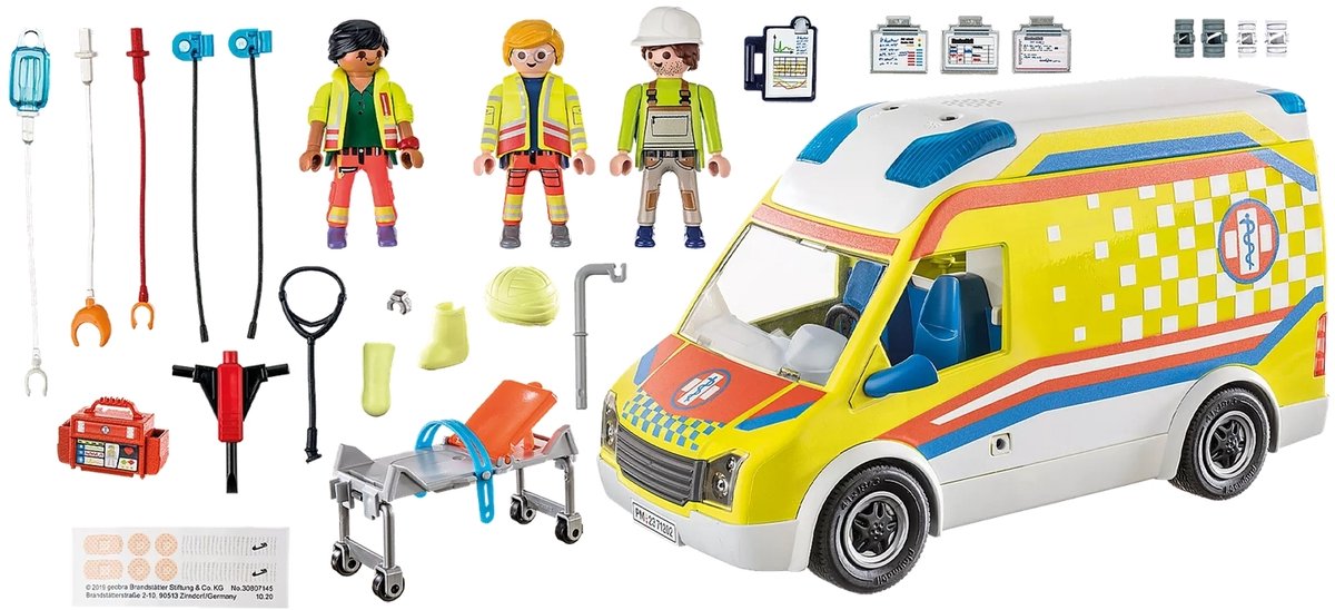PLAYMOBIL City Life Ambulance met licht en geluid - 71202 — afbeelding 13