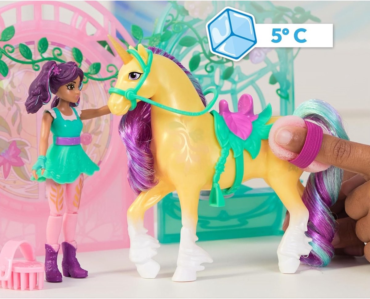 Unicorn Academy Ava & Leaf Stall - Magische speelset — afbeelding 17