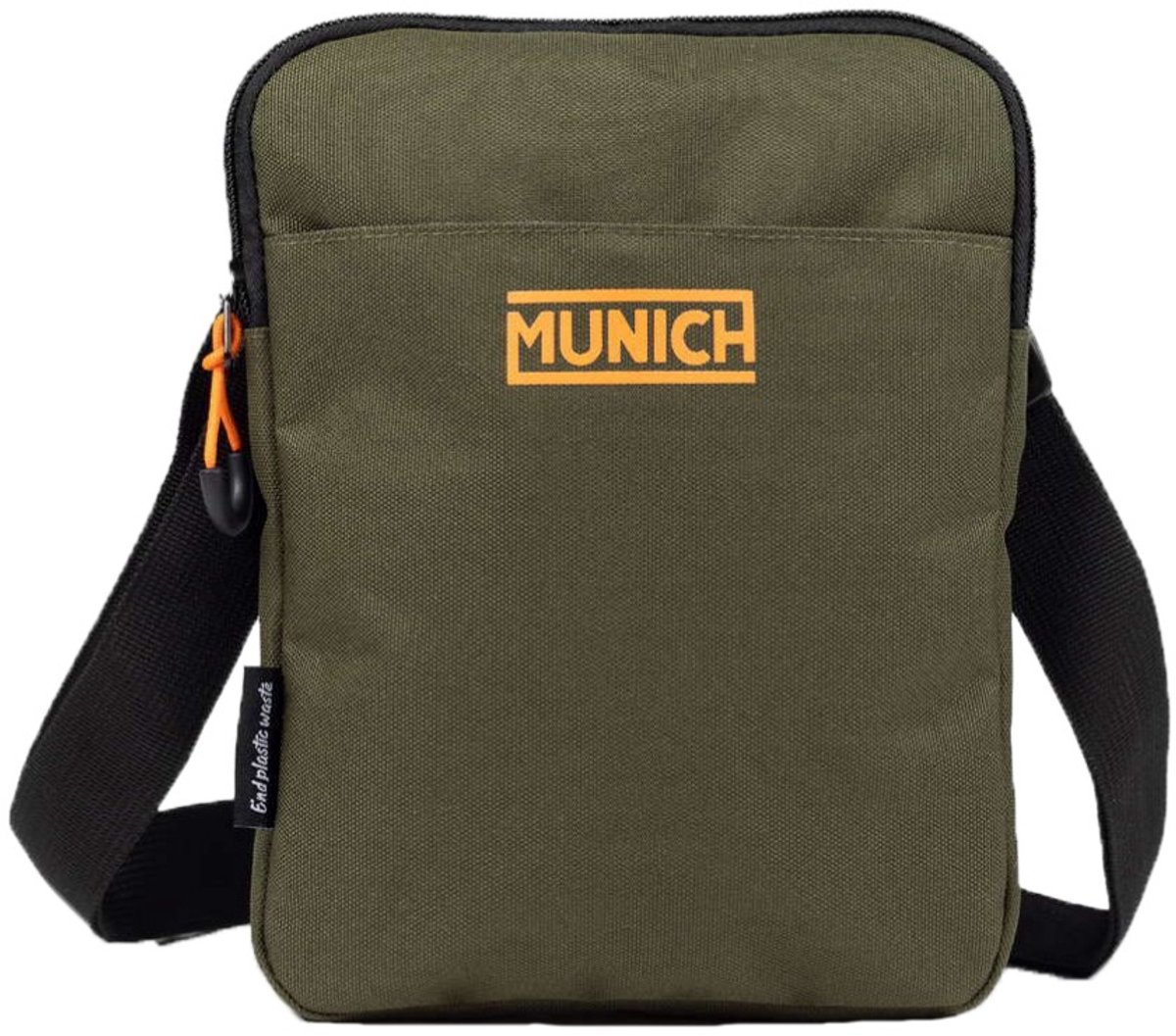 Munich Slim Schoudertas Groen Man