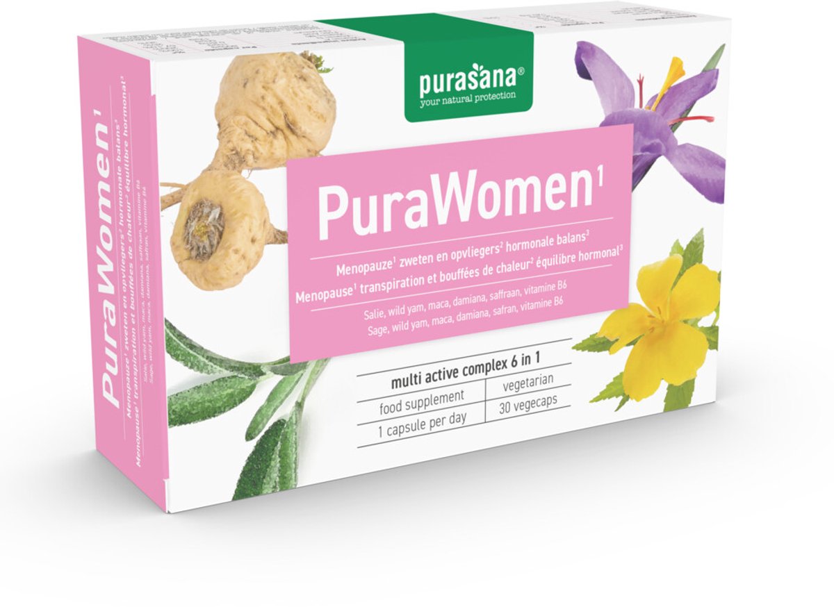 Purasana - PuraWomen - 3 x 30 capsules - Voordeelverpakking