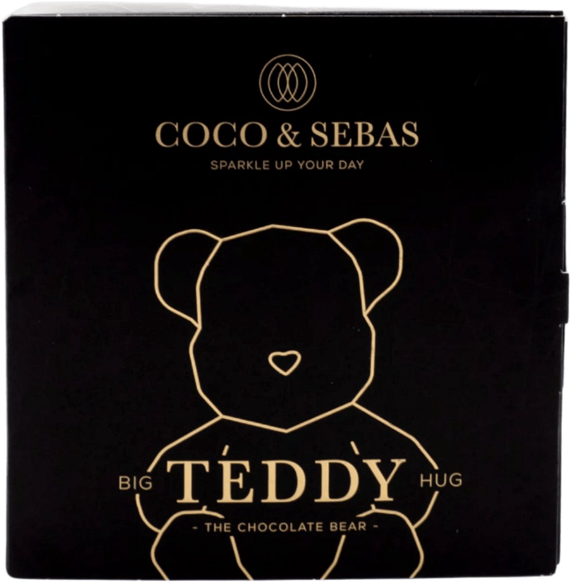 Coco & Sebas Big Teddy Hug - handgemaakt melkchocolade cadeau