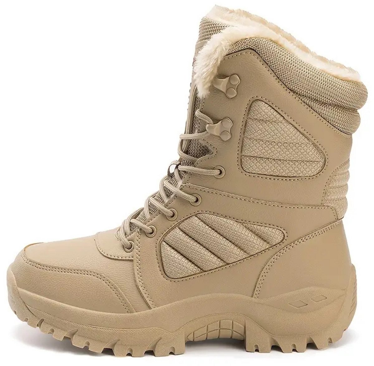 Nivard Snowboots Heren Sneeuwschoenen Snowboots Wintersport Ski Gadgets Creme