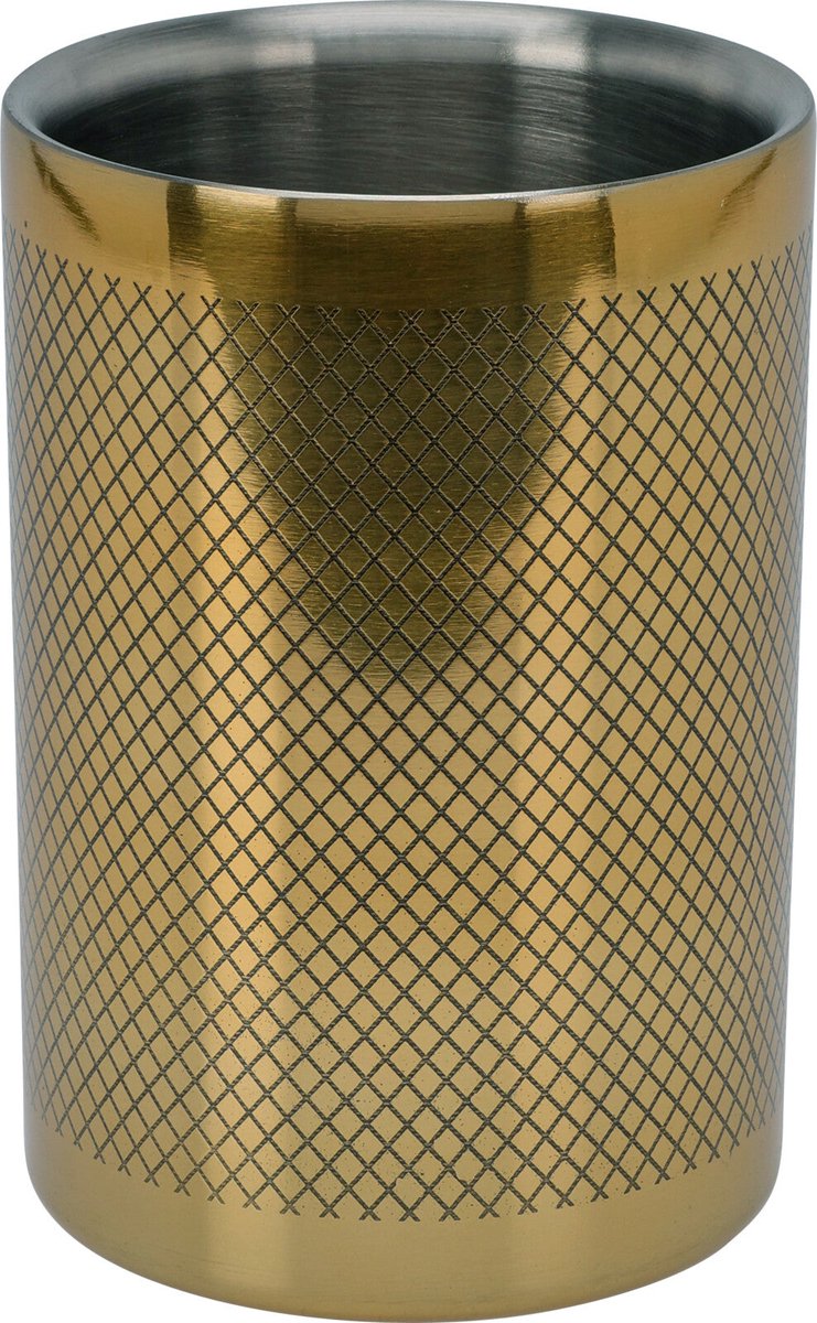 Home & Styling Champagne/Wijnkoeler RVS - Ø12x17cm - Goud
