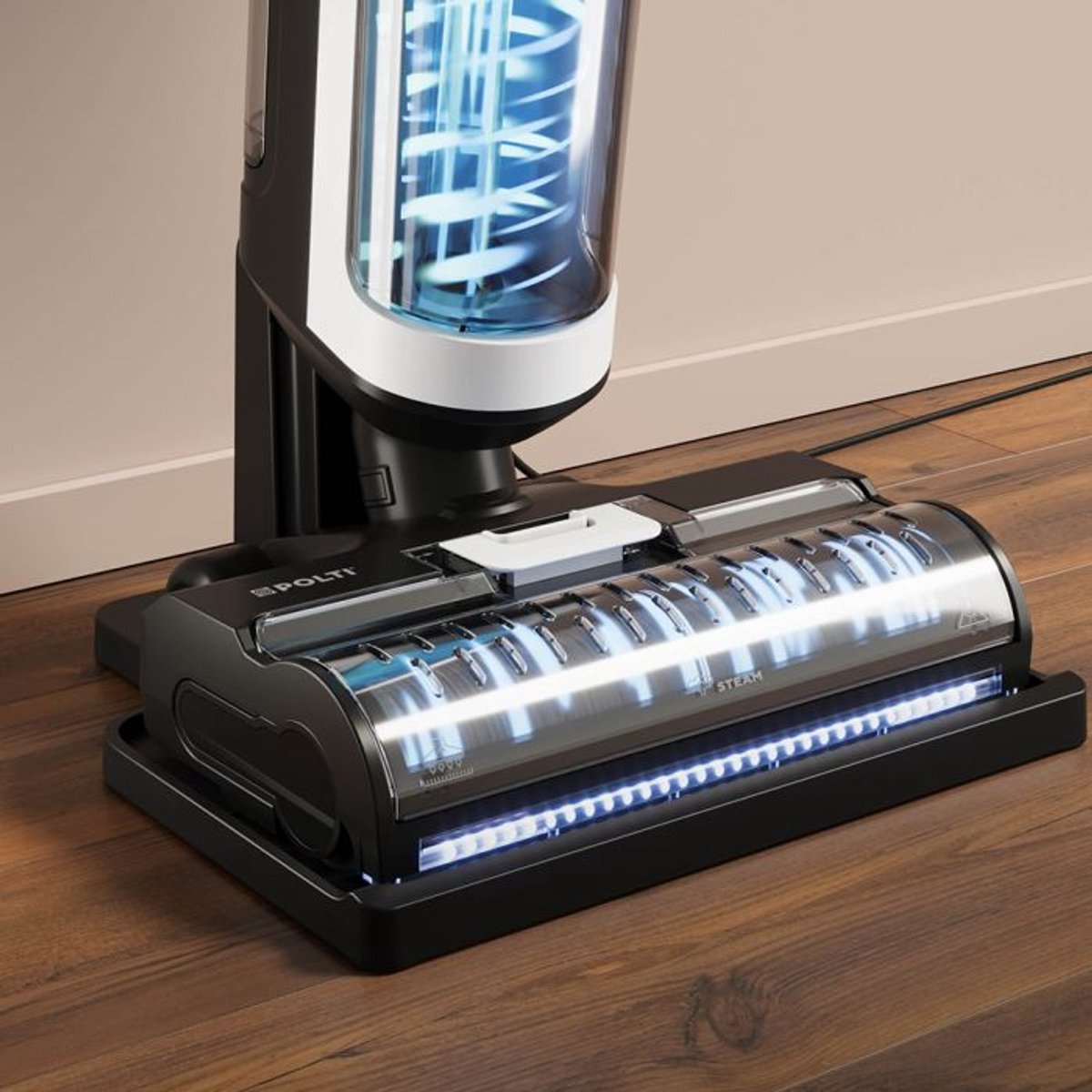 Polti RollySteam WD10 3-in-1 Vloerreiniger – Stofzuiger, Dweil & Stoomreiniger – 750W – foto 3